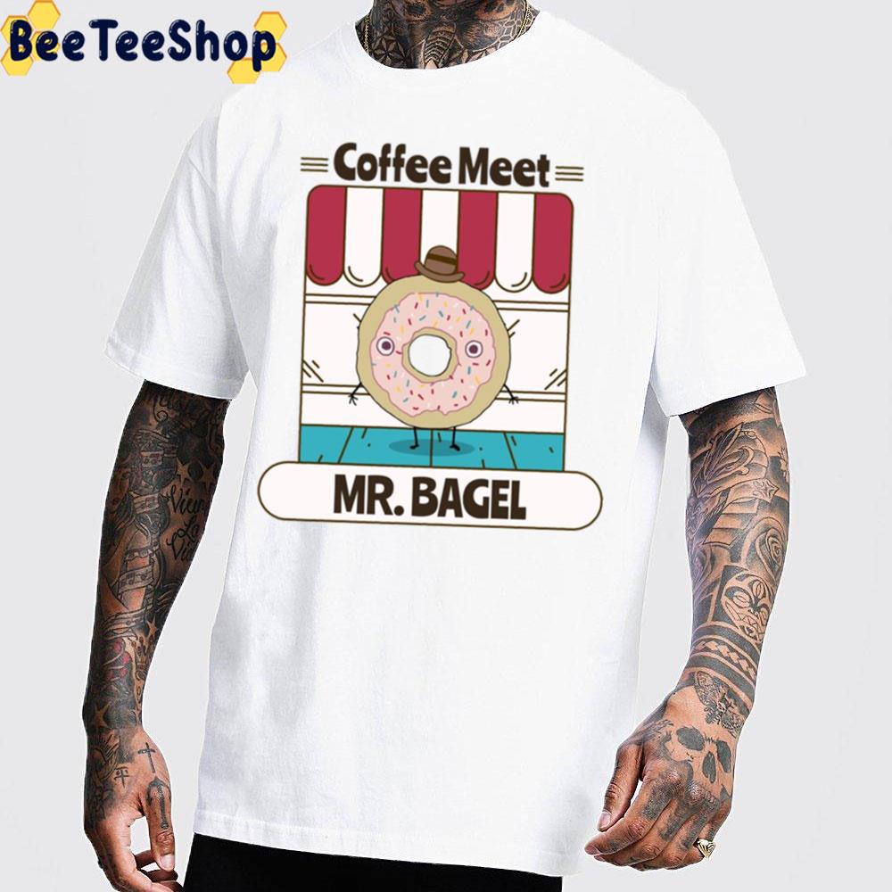 Cute Shop Coffee Meets Bagel Unisex T-Shirt Cute Shop Coffee Meets Bagel Unisex T-Shirt