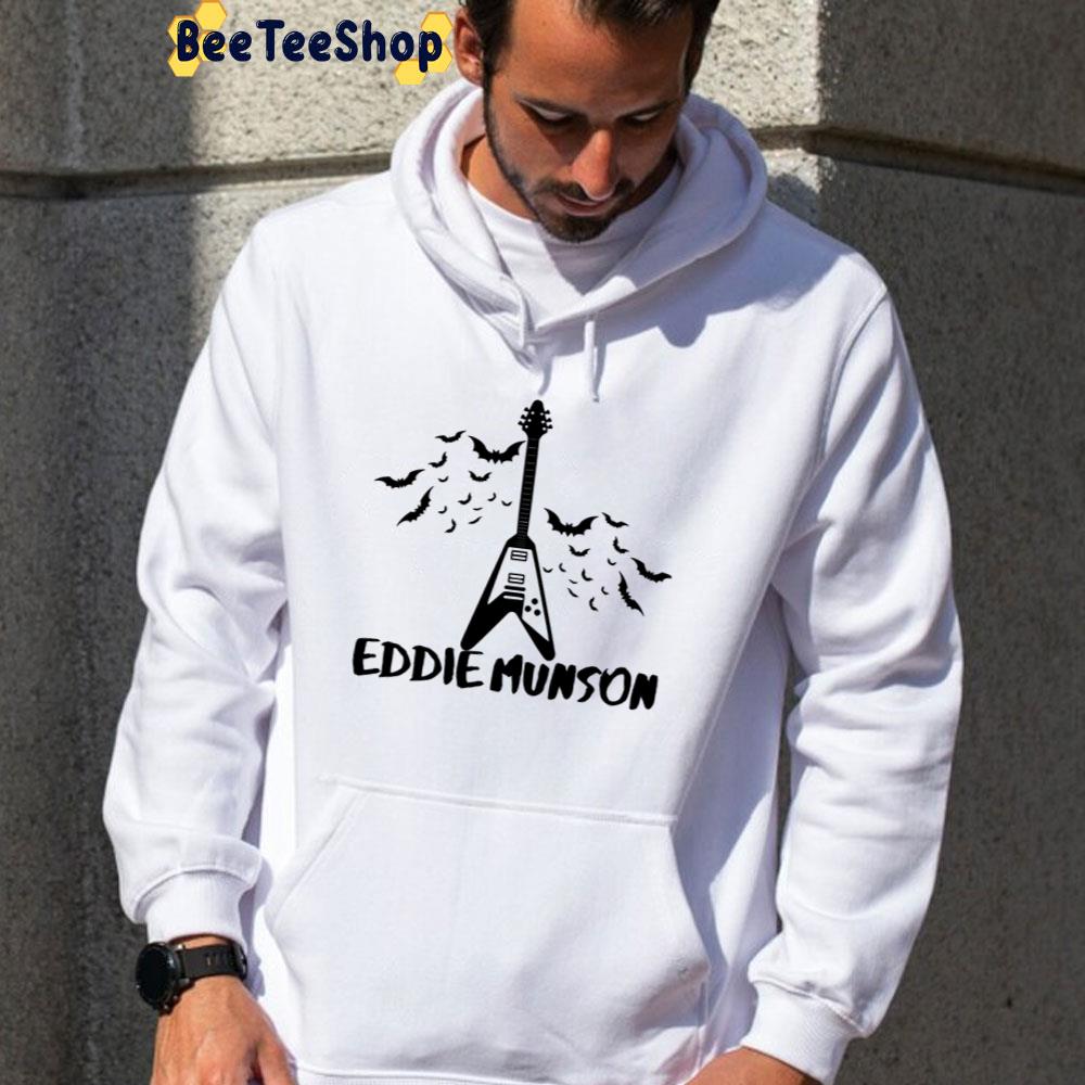 Electric Guitar And Eddie Munson Stranger Things 4 Unisex T-Shirt Electric Guitar And Eddie Munson Stranger Things 4 Unisex T-Shirt