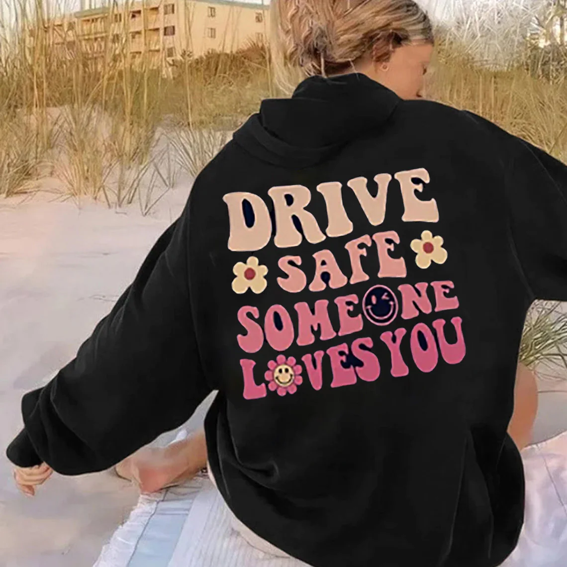 Flower Drive Safe Someone Loves You Trending Unisex Hoodie Flower Drive Safe Someone Loves You Trending Unisex Hoodie