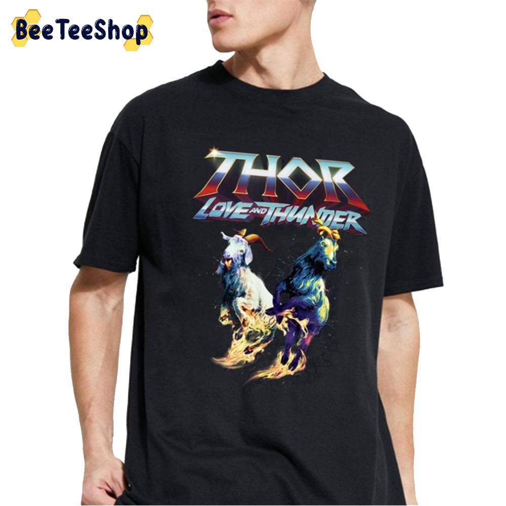Goats Love And Thunder 2022 Treding Unisex T-Shirt Goats Love And Thunder 2022 Treding Unisex T-Shirt