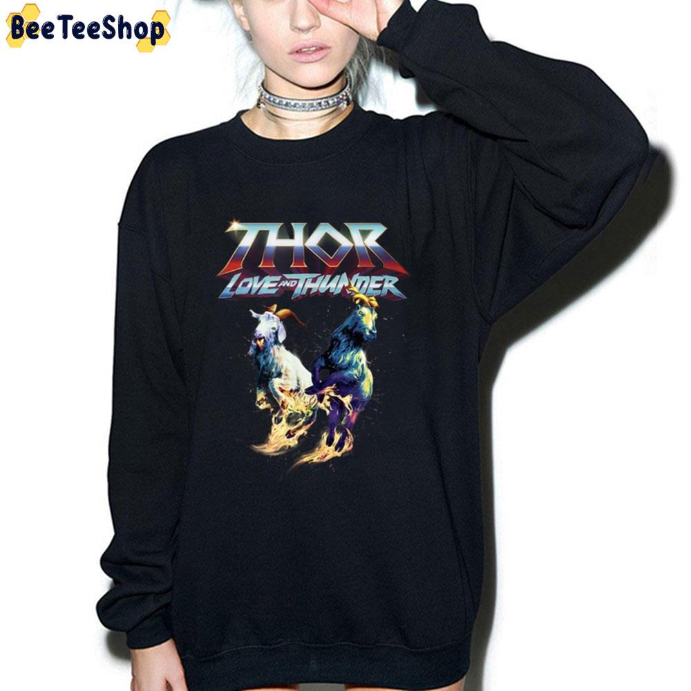 Goats Love And Thunder 2022 Treding Unisex T-Shirt Goats Love And Thunder 2022 Treding Unisex T-Shirt
