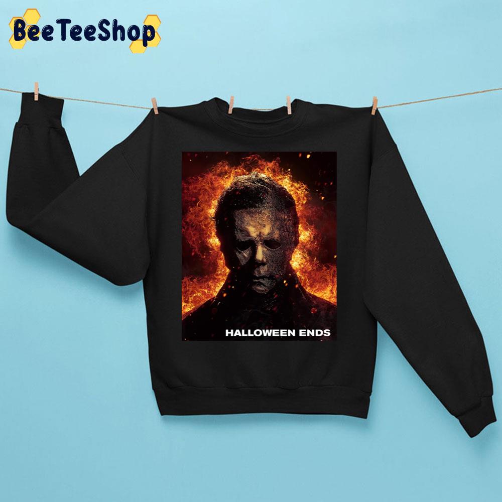 Halloween Ends His Time Has Come 2022 Horror Movie Unisex T-Shirt Halloween Ends His Time Has Come 2022 Horror Movie Unisex T-Shirt
