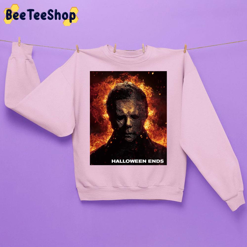 Halloween Ends His Time Has Come 2022 Horror Movie Unisex T-Shirt Halloween Ends His Time Has Come 2022 Horror Movie Unisex T-Shirt