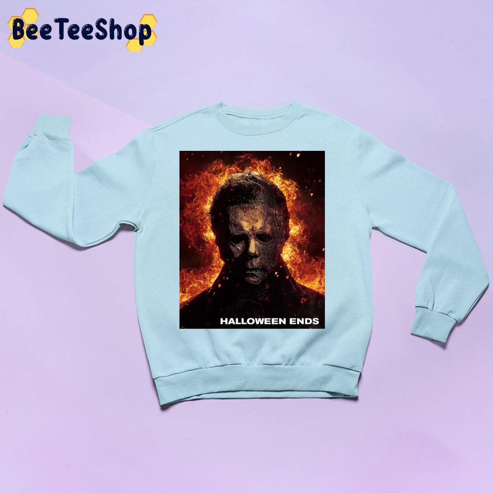 Halloween Ends His Time Has Come 2022 Horror Movie Unisex T-Shirt Halloween Ends His Time Has Come 2022 Horror Movie Unisex T-Shirt