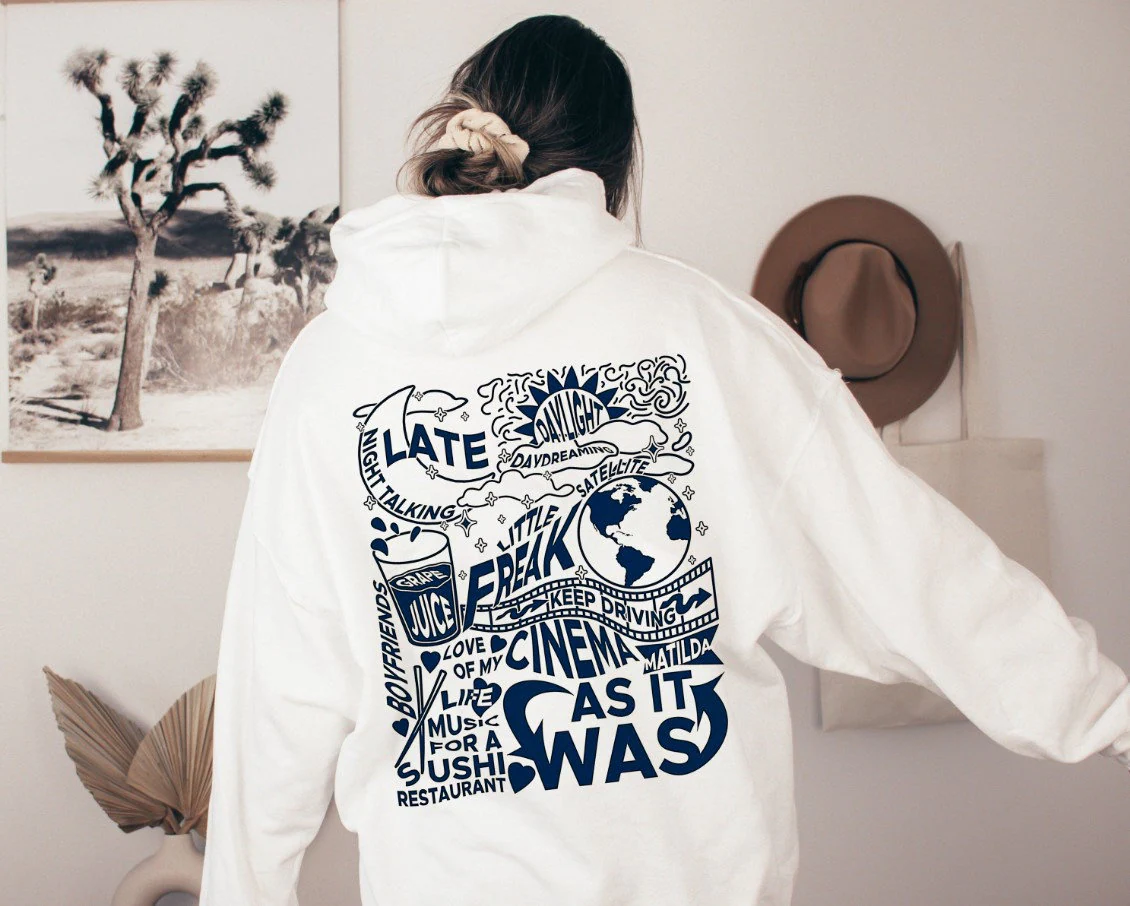 Harrys House Playlist Words On Back Trending Hoodie Harrys House Playlist Words On Back Trending Hoodie