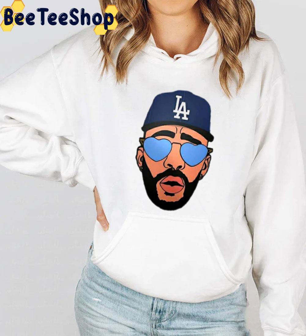 Los Angeles Dodgers Bad Bunny Dodgers Unisex T-Shirt Los Angeles Dodgers Bad Bunny Dodgers Unisex T-Shirt