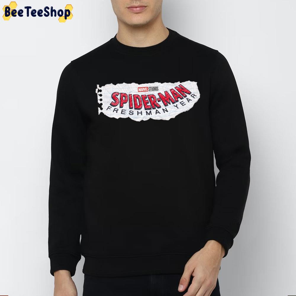 Marvel Studios’ Spider-Man Freshman Year 2024 Trending Unisex T-Shirt Marvel Studios’ Spider-Man Freshman Year 2024 Trending Unisex T-Shirt