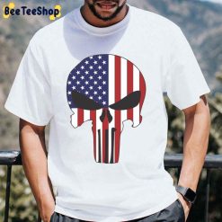Punisher American Flag Unisex T-Shirt Punisher American Flag Unisex T-Shirt