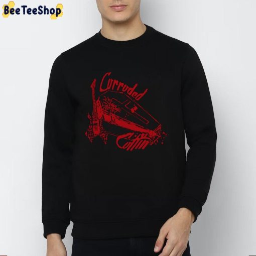 Red Art Corroded Coffin Eddie Munson Stranger Things 4 Unisex T-Shirt
