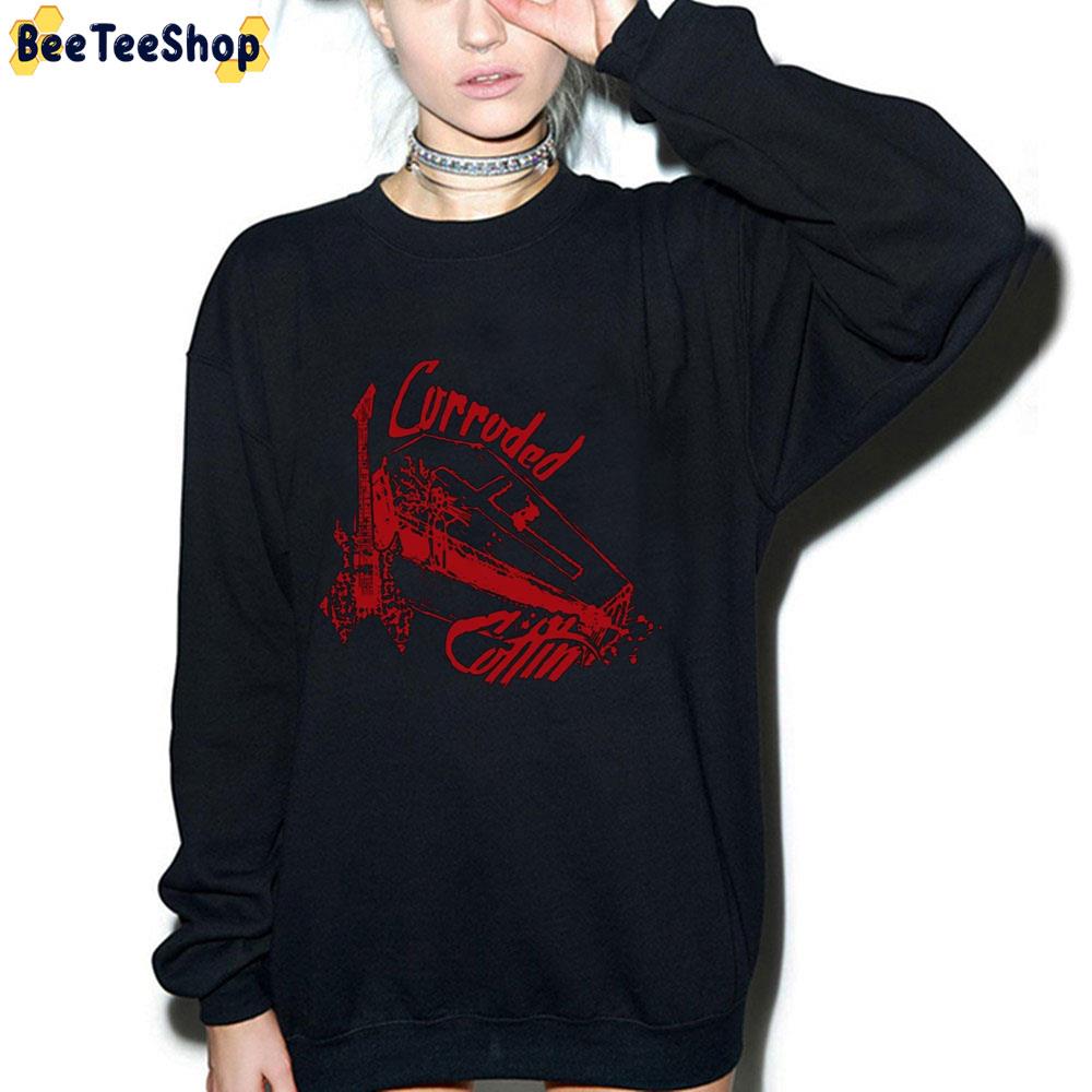 Red Art Corroded Coffin Eddie Munson Stranger Things 4 Unisex T-Shirt Red Art Corroded Coffin Eddie Munson Stranger Things 4 Unisex T-Shirt