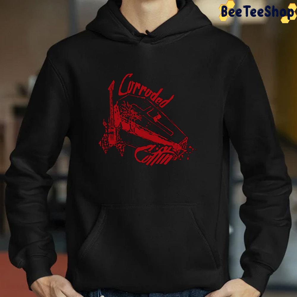Red Art Corroded Coffin Eddie Munson Stranger Things 4 Unisex T-Shirt Red Art Corroded Coffin Eddie Munson Stranger Things 4 Unisex T-Shirt