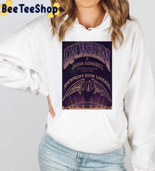 Rhapsody Over London 2022 Queen + Adam Lambert Live Concert Film Unisex T-Shirt