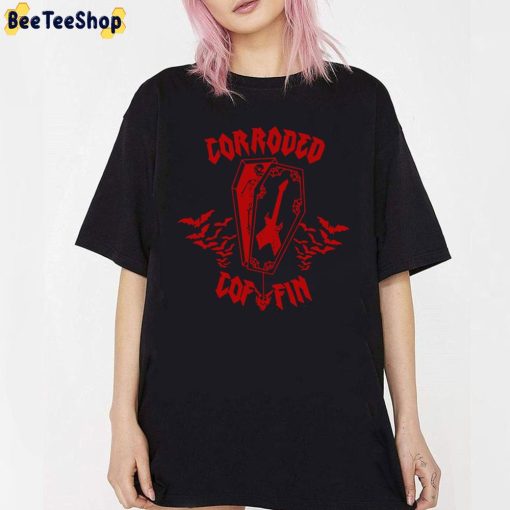 Skeleton Hellfire Club Corroded Coffin Eddie Munson Stranger Things 4 Unisex T-Shirt