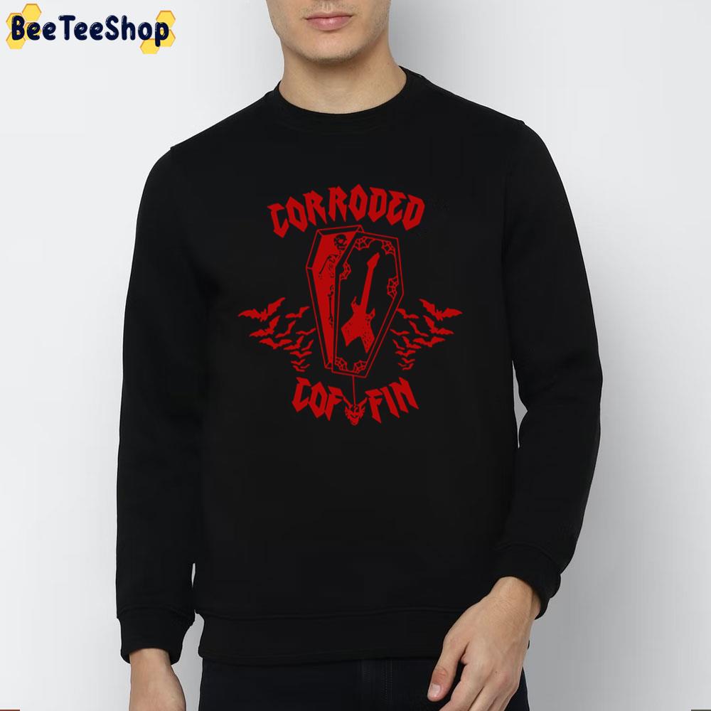 Skeleton Hellfire Club Corroded Coffin Eddie Munson Stranger Things 4 Unisex T-Shirt Skeleton Hellfire Club Corroded Coffin Eddie Munson Stranger Things 4 Unisex T-Shirt