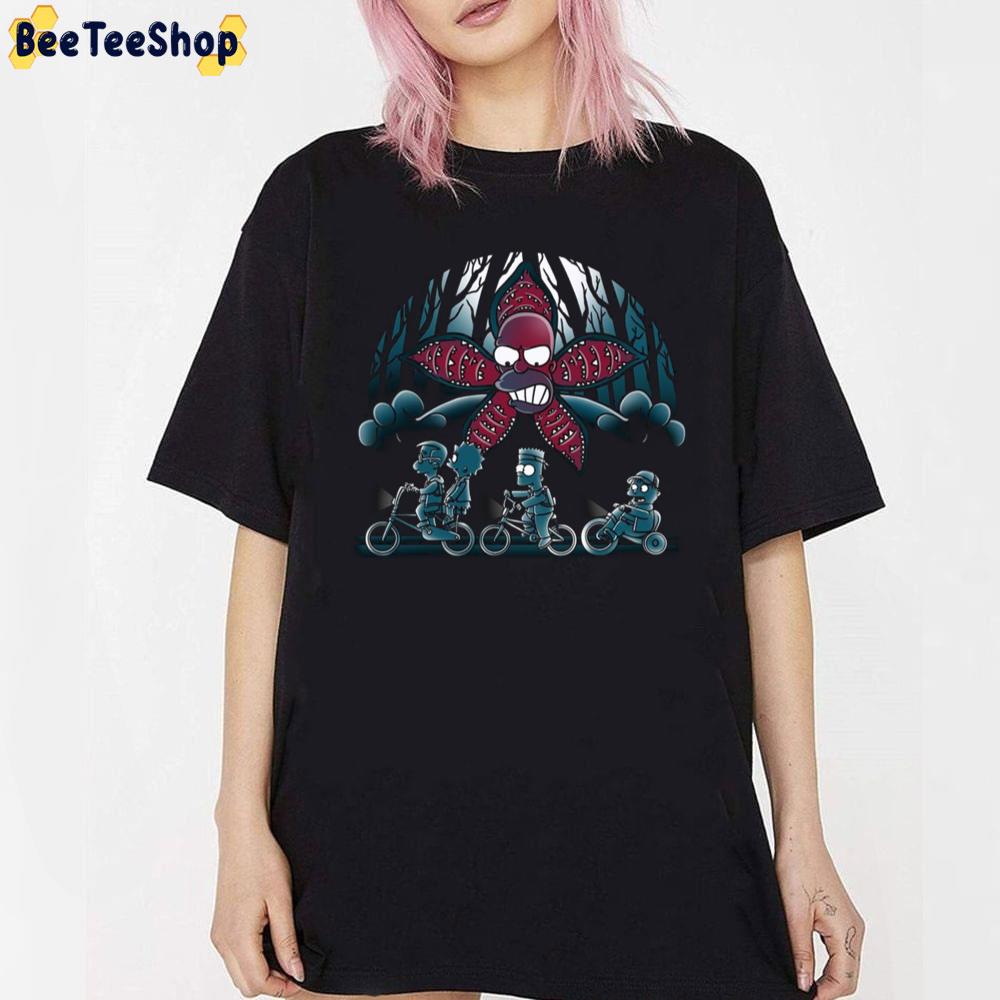 Stranger Things 4 2022 Mix The Simpsons Unisex T-Shirt Stranger Things 4 2022 Mix The Simpsons Unisex T-Shirt