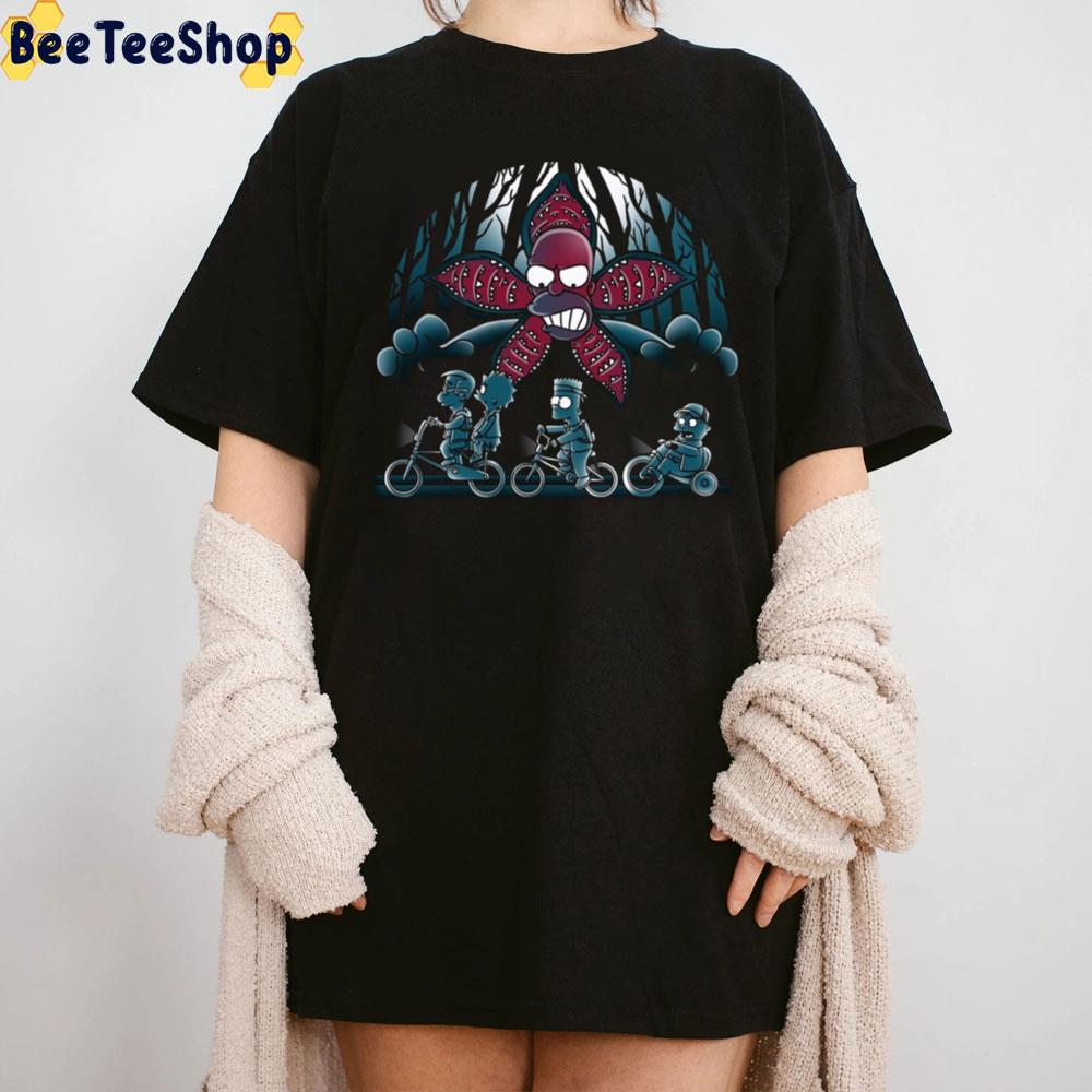 Stranger Things 4 2022 Mix The Simpsons Unisex T-Shirt Stranger Things 4 2022 Mix The Simpsons Unisex T-Shirt