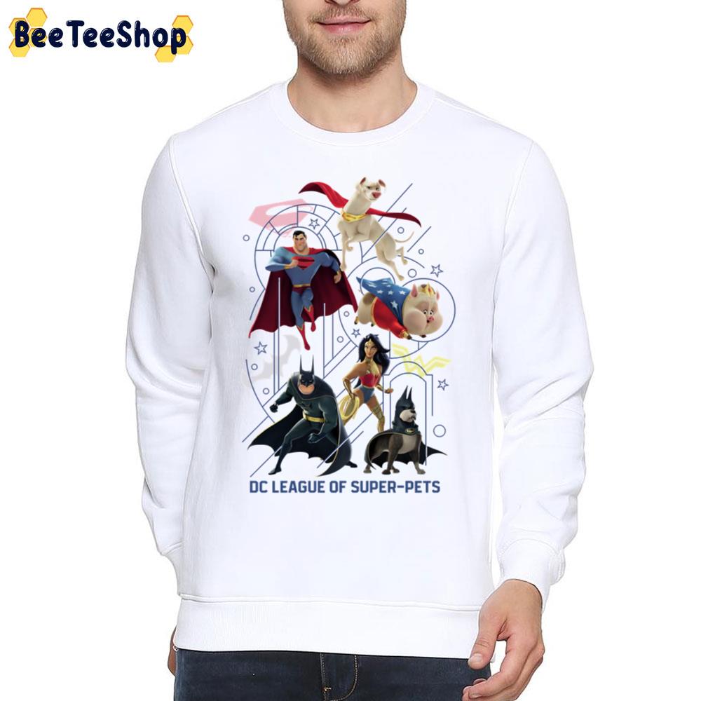 Super DC League Of Super-Pets 2022 Movie Trending Unisex T-Shirt Super DC League Of Super-Pets 2022 Movie Trending Unisex T-Shirt