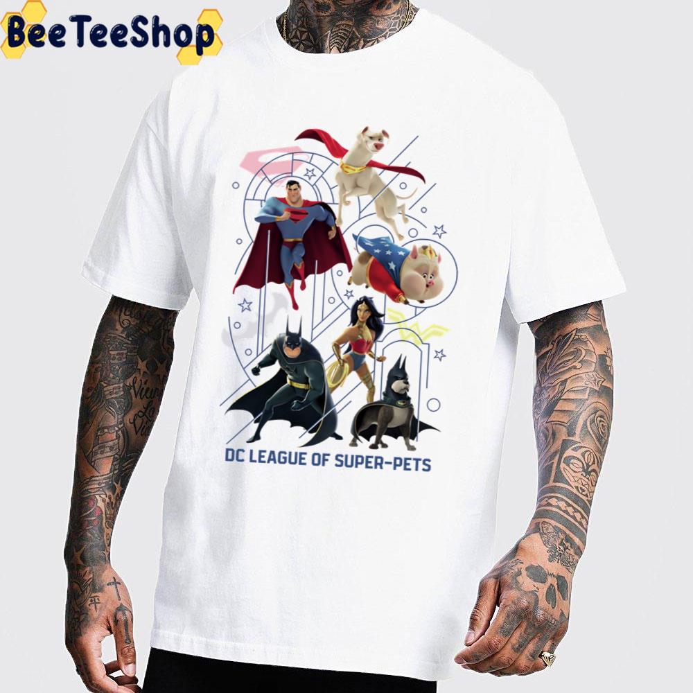 Super DC League Of Super-Pets 2022 Movie Trending Unisex T-Shirt Super DC League Of Super-Pets 2022 Movie Trending Unisex T-Shirt