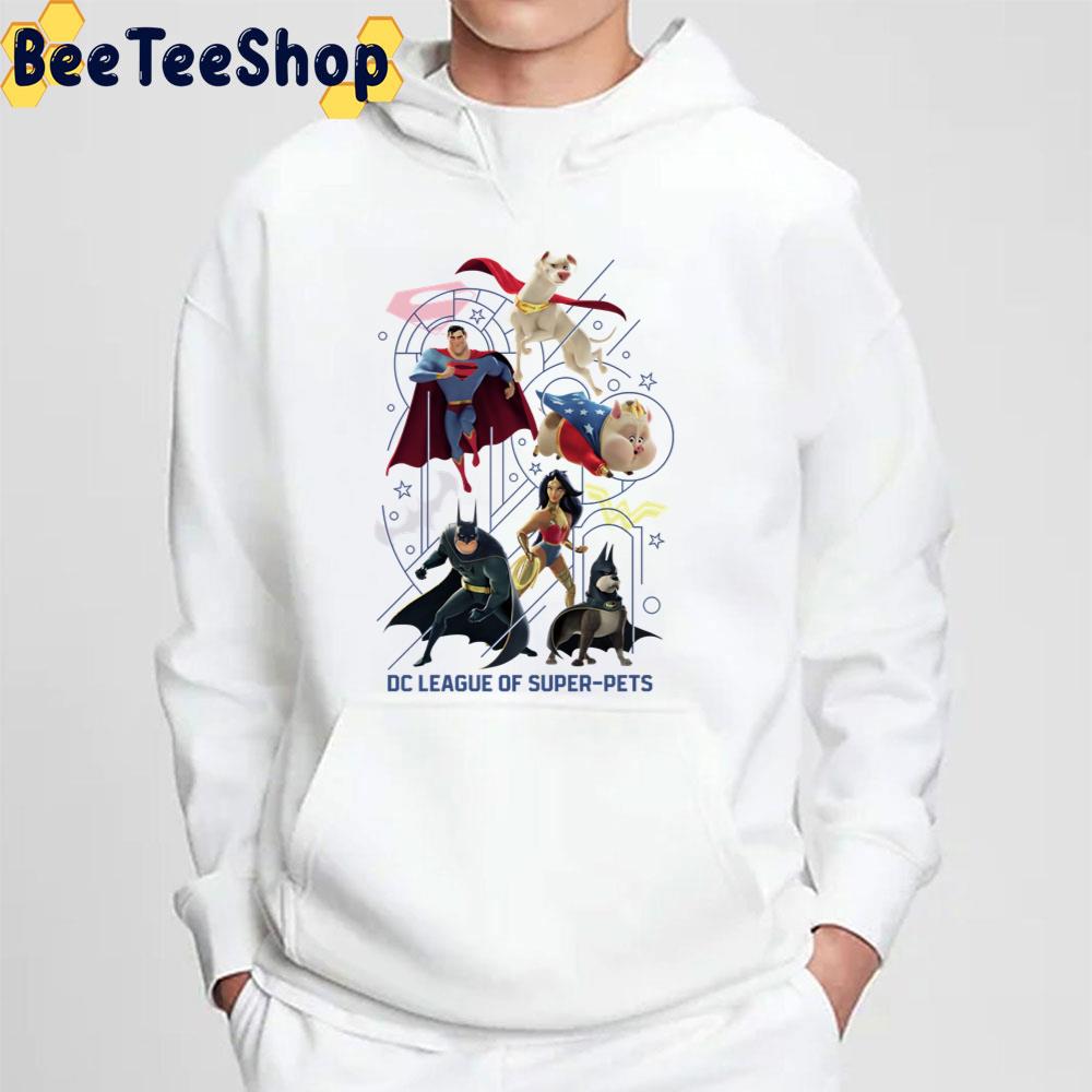 Super DC League Of Super-Pets 2022 Movie Trending Unisex T-Shirt Super DC League Of Super-Pets 2022 Movie Trending Unisex T-Shirt