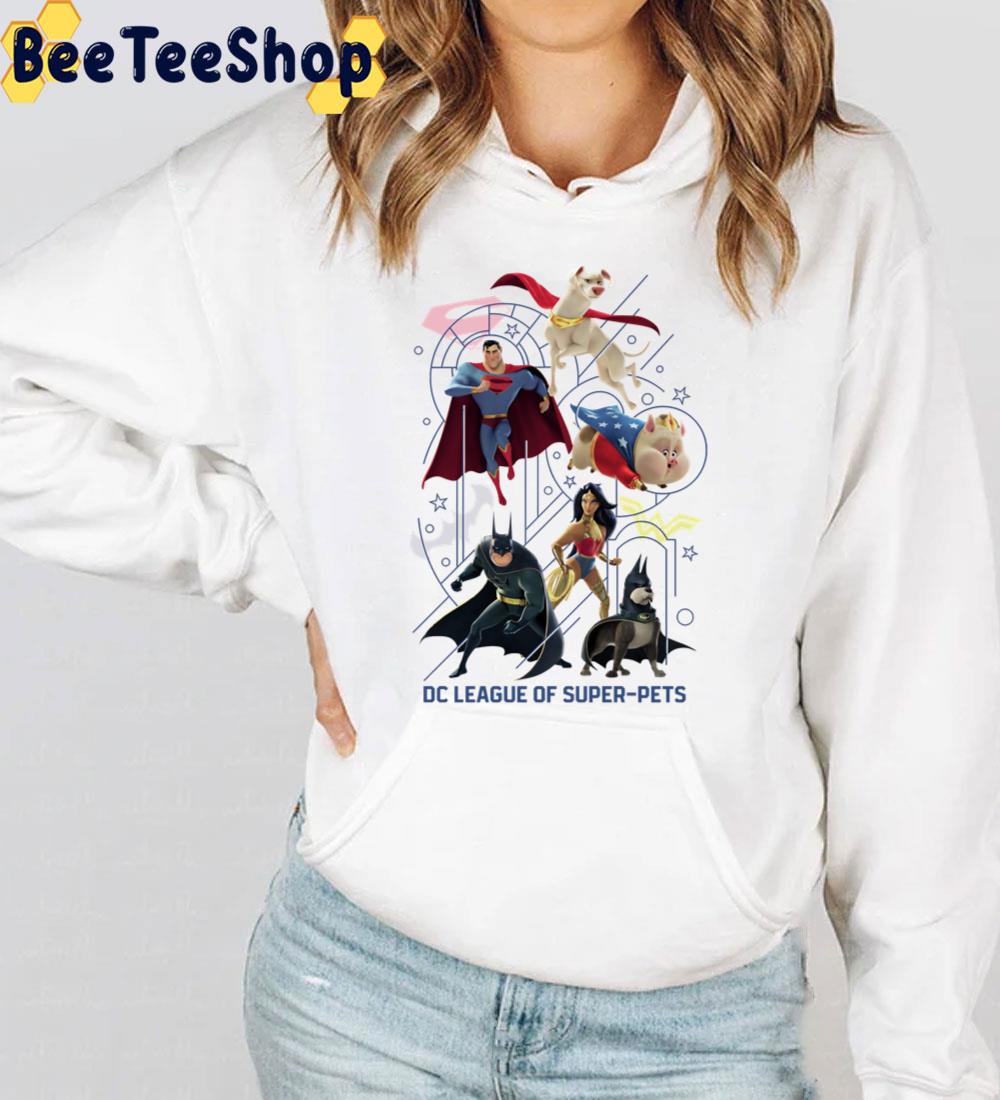 Super DC League Of Super-Pets 2022 Movie Trending Unisex T-Shirt Super DC League Of Super-Pets 2022 Movie Trending Unisex T-Shirt