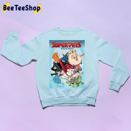 Superpets Wielka Psota DC League Of Super-Pets 2022 Movie Trending Unisex Sweatshirt