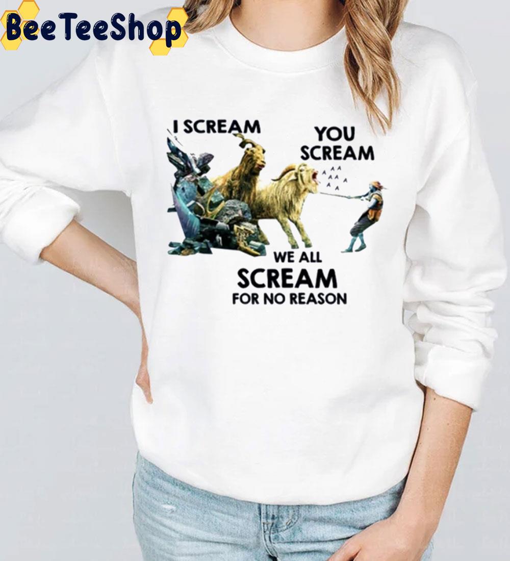 We All Scream For No Person Thor's Goats Treding Unisex T-Shirt We All Scream For No Person Thor's Goats Treding Unisex T-Shirt