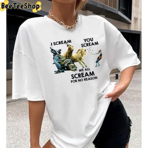 We All Scream For No Person Thor’s Goats Treding Unisex T-Shirt