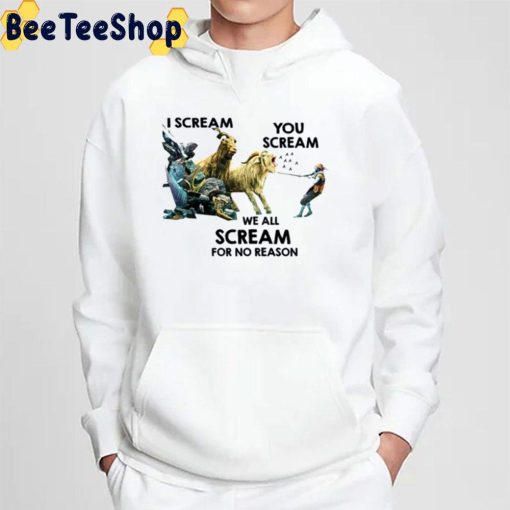We All Scream For No Person Thor’s Goats Treding Unisex T-Shirt