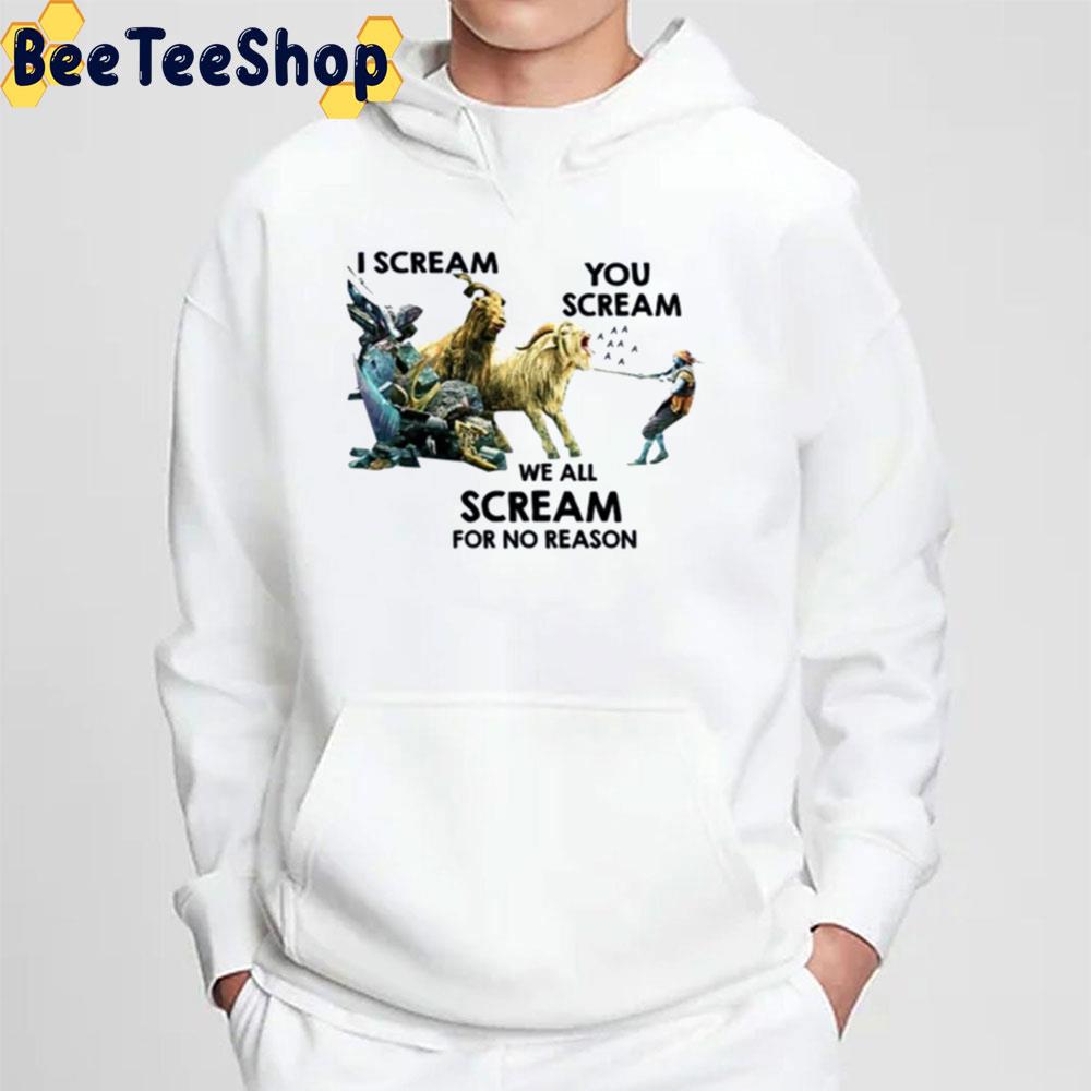 We All Scream For No Person Thor's Goats Treding Unisex T-Shirt We All Scream For No Person Thor's Goats Treding Unisex T-Shirt