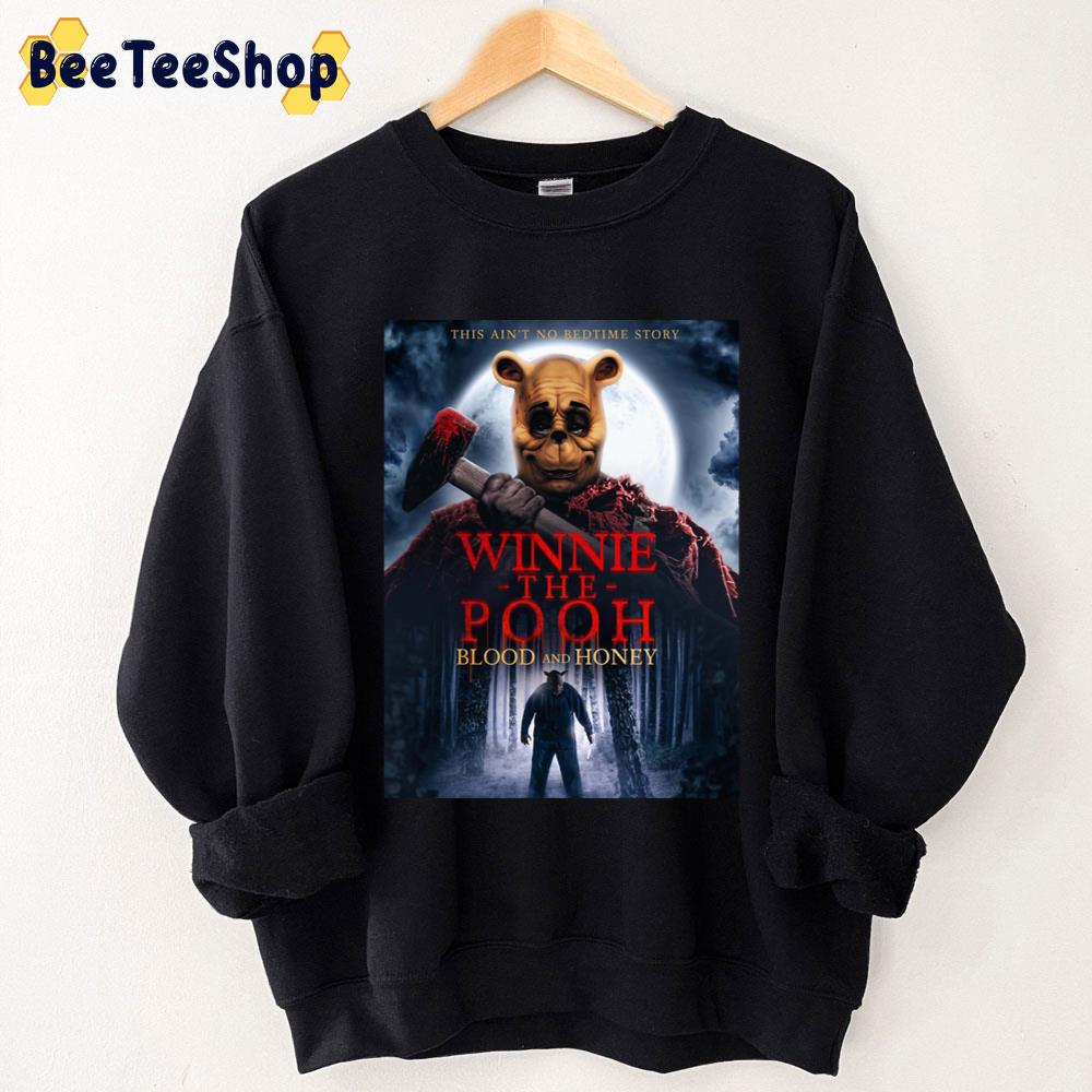 Winnie The Pooh Blood And Honey Poster Horror Movie 2022 Unisex Sweatshirt Winnie The Pooh Blood And Honey Poster Horror Movie 2022 Unisex Sweatshirt