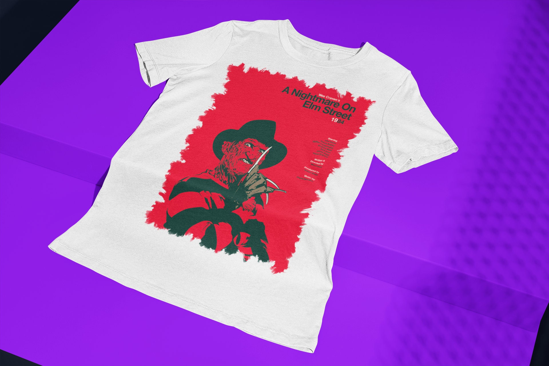 A Nightmare On Elm Street Freddie 1984 Halloween Unisex T-Shirt A Nightmare On Elm Street Freddie 1984 Halloween Unisex T-Shirt
