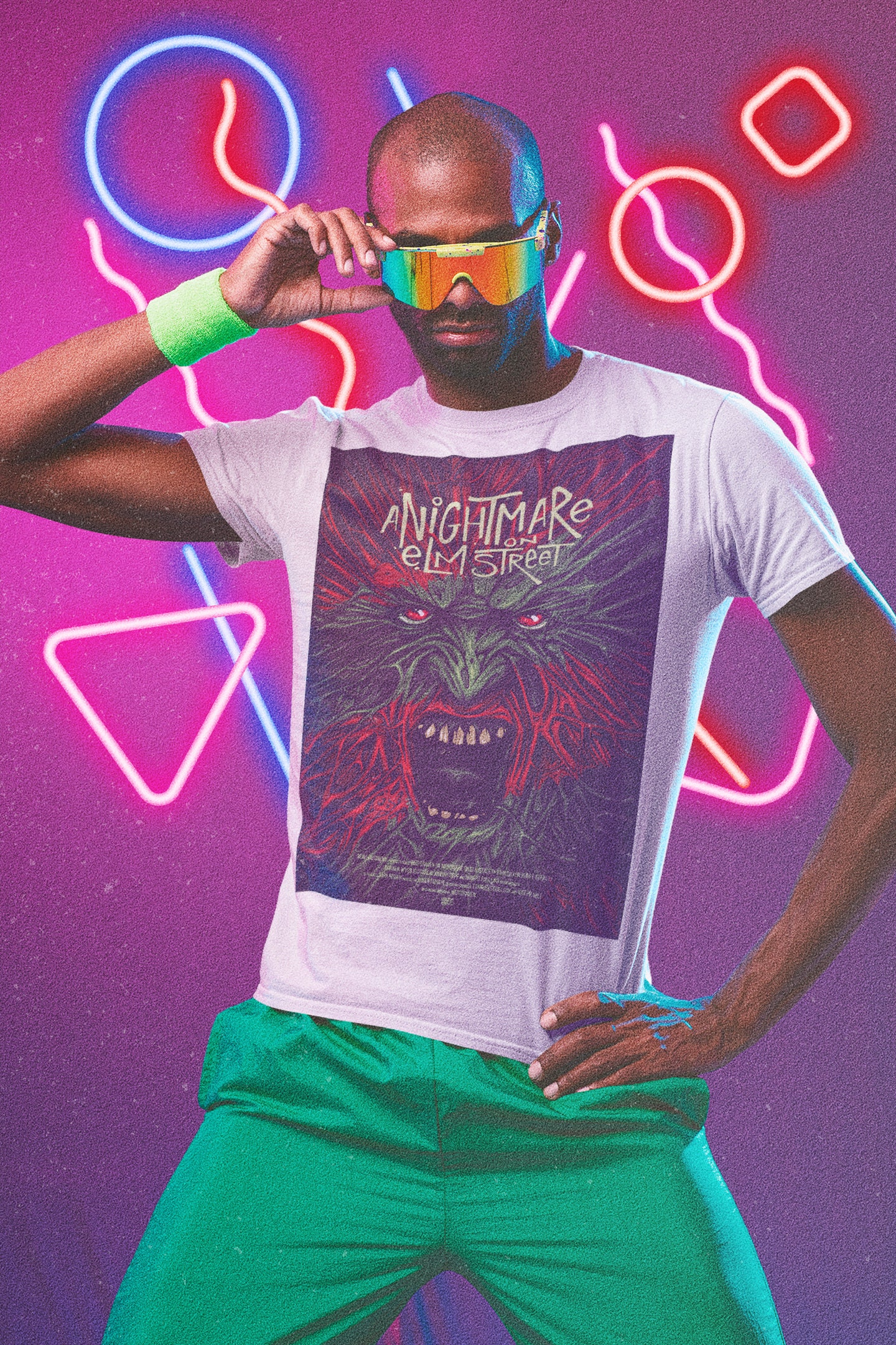 A Nightmare On Elm Street Poster 80s Movie Halloween Unisex T-Shirt A Nightmare On Elm Street Poster 80s Movie Halloween Unisex T-Shirt