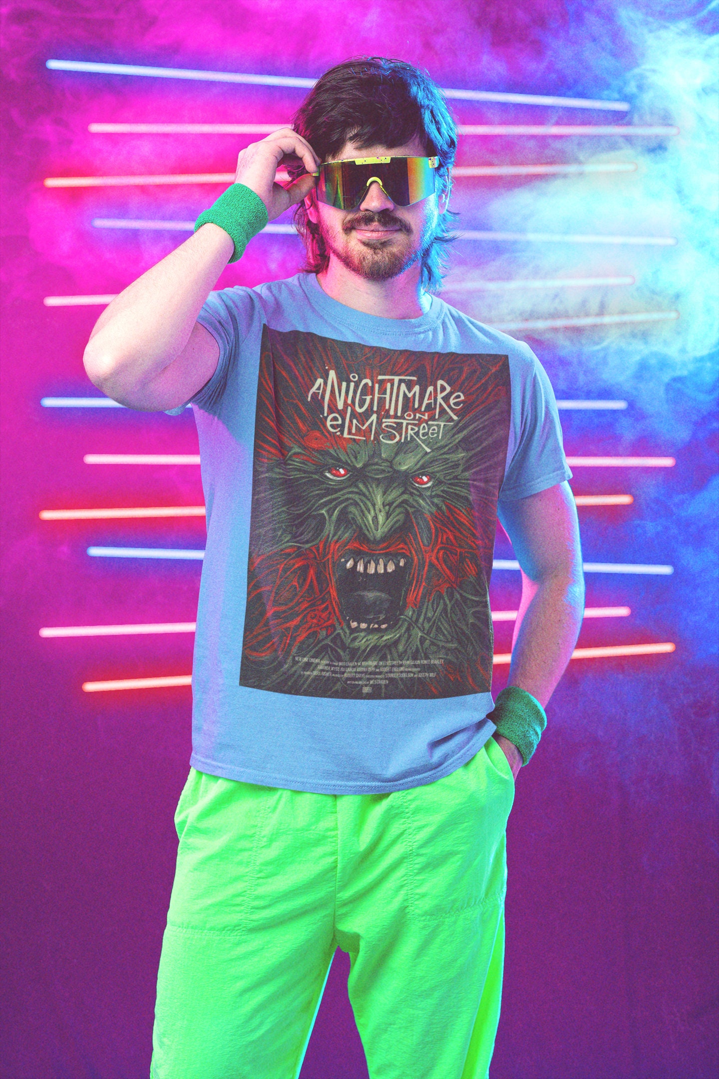 A Nightmare On Elm Street Poster 80s Movie Halloween Unisex T-Shirt A Nightmare On Elm Street Poster 80s Movie Halloween Unisex T-Shirt