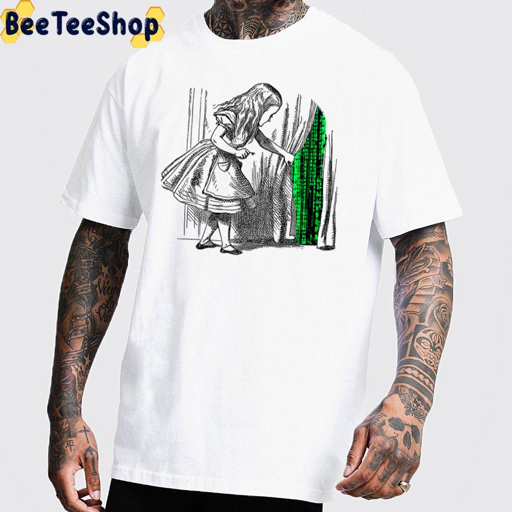 Alice Follow The White Rabbit Unisex T-Shirt Alice Follow The White Rabbit Unisex T-Shirt