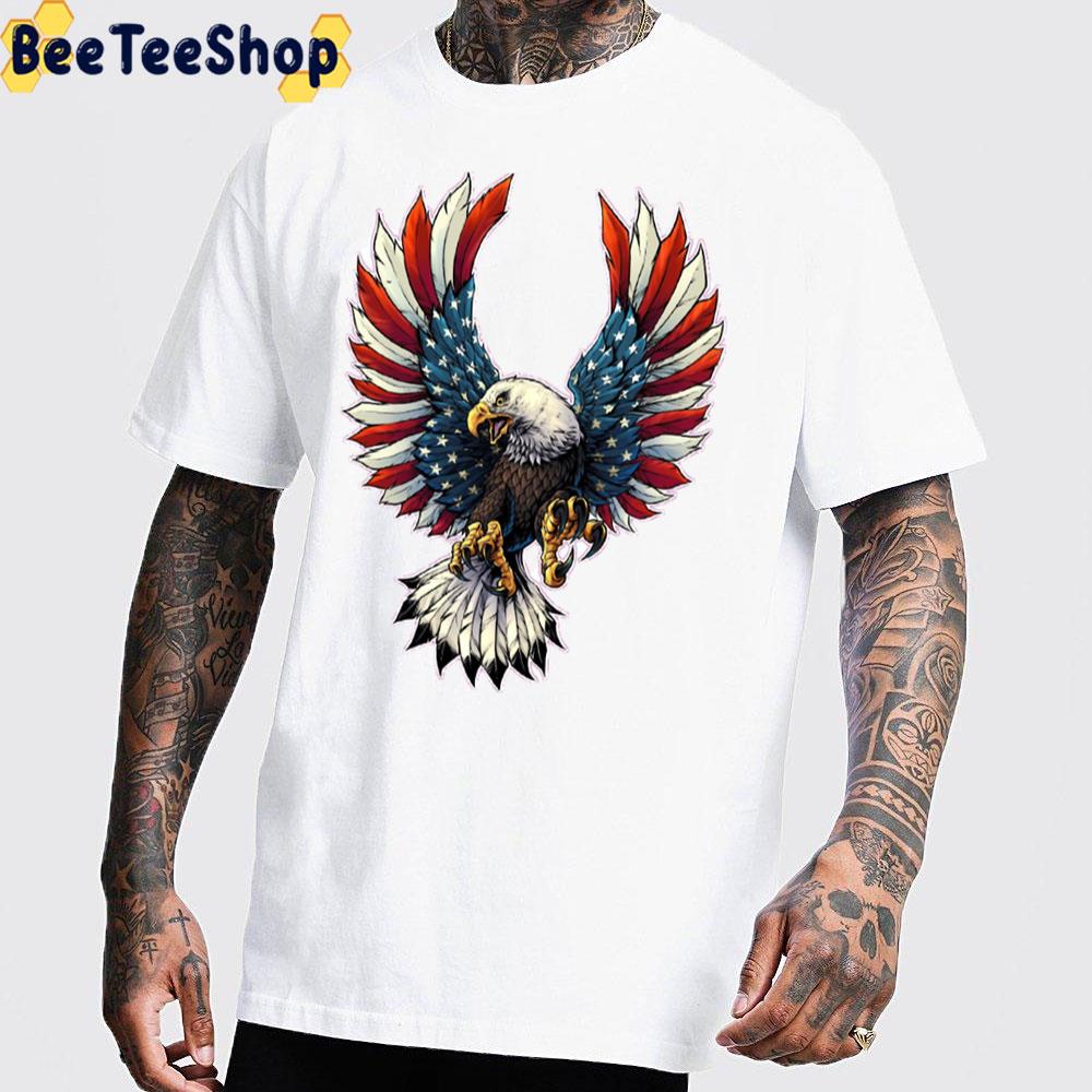 American Bald Eagle Flag Unisex T-Shirt American Bald Eagle Flag Unisex T-Shirt