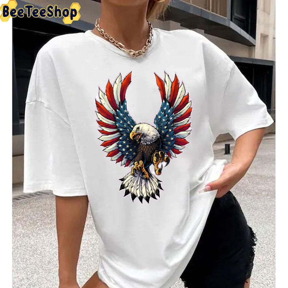 American Bald Eagle Flag Unisex T-Shirt American Bald Eagle Flag Unisex T-Shirt