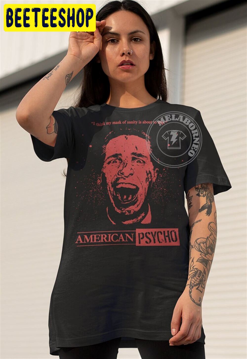 American Psycho Movie Horror Movie Retro Vintage Unisex T-Shirt American Psycho Movie Horror Movie Retro Vintage Unisex T-Shirt