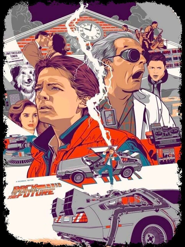 Art Back To The Future Halloween Unisex T-Shirt Art Back To The Future Halloween Unisex T-Shirt