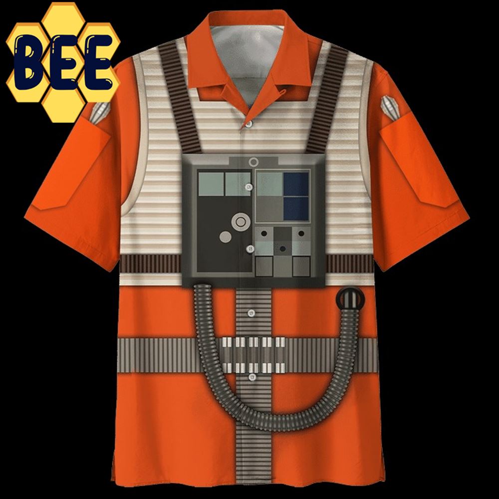Art Cosplay Rebel Pilot SW Movie Halloween Hawaiian Shirt Art Cosplay Rebel Pilot SW Movie Halloween Hawaiian Shirt