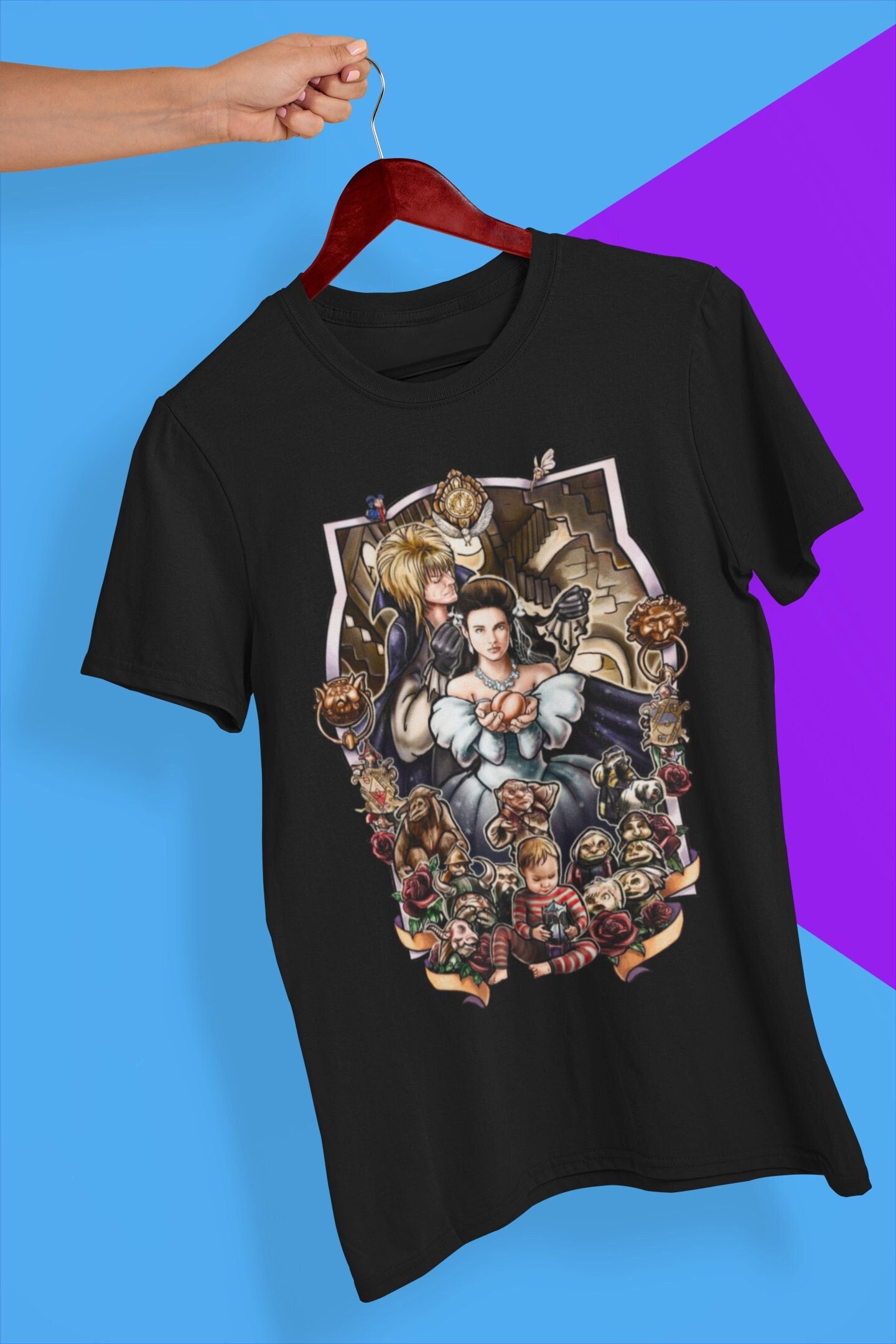 Art Design Labyrinth Movie Halloween Unisex T-Shirt Art Design Labyrinth Movie Halloween Unisex T-Shirt