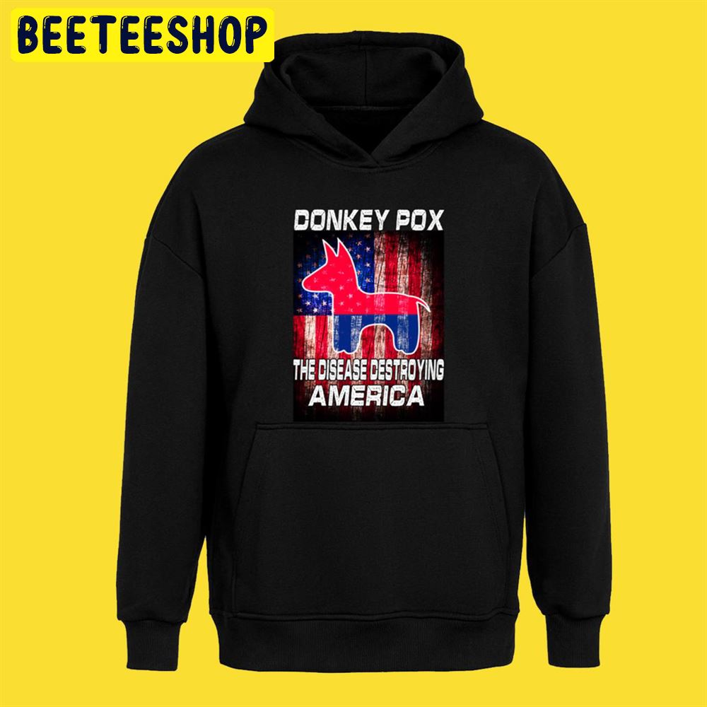 Art Donkey Pox The Disease Destroying America Cutes Unisex T-Shirt Art Donkey Pox The Disease Destroying America Cutes Unisex T-Shirt