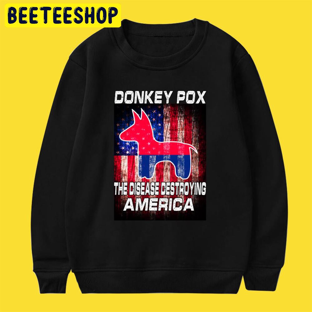Art Donkey Pox The Disease Destroying America Cutes Unisex T-Shirt Art Donkey Pox The Disease Destroying America Cutes Unisex T-Shirt