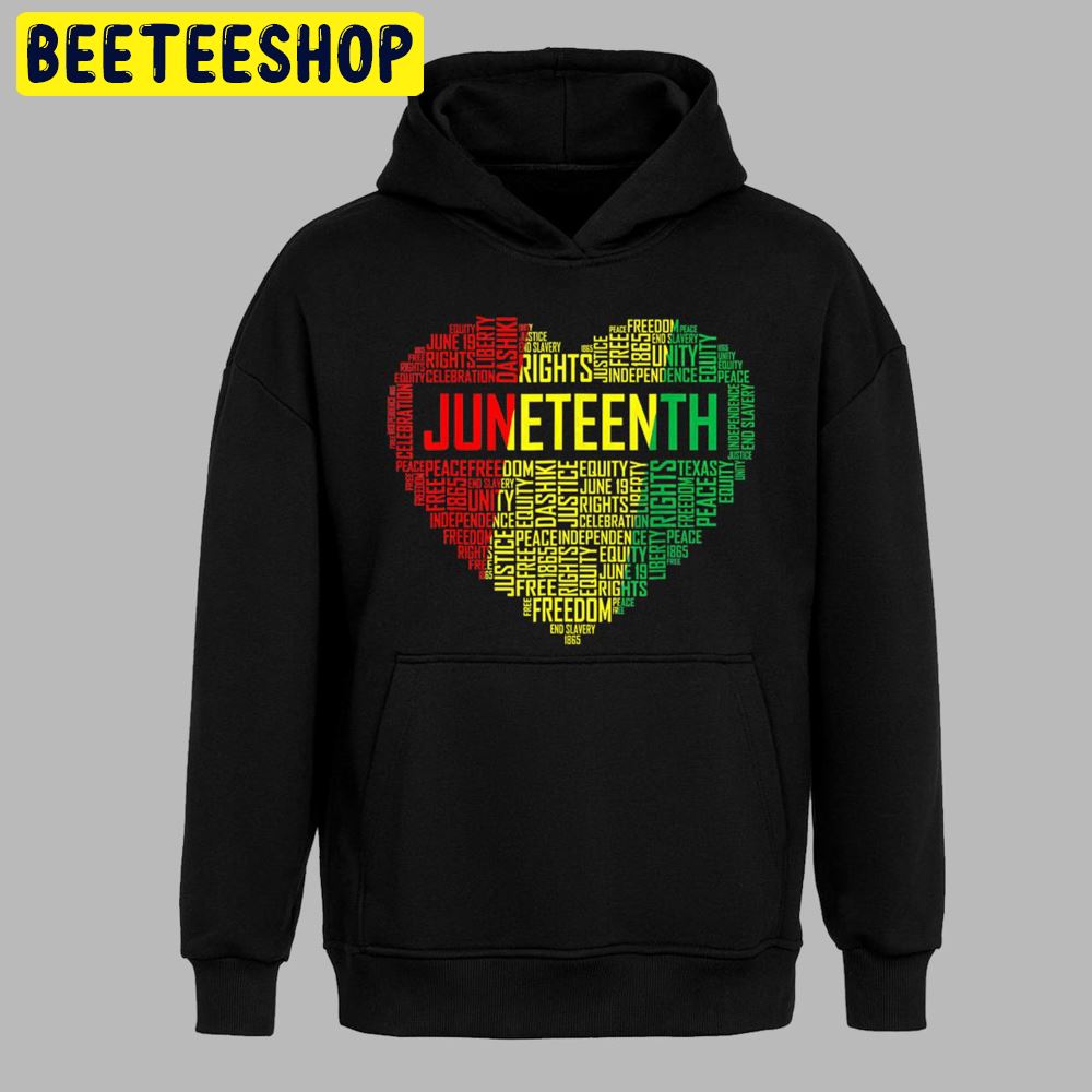 Art Juneteenth Heart Black History Afro American African Freedom Unisex T-Shirt Art Juneteenth Heart Black History Afro American African Freedom Unisex T-Shirt