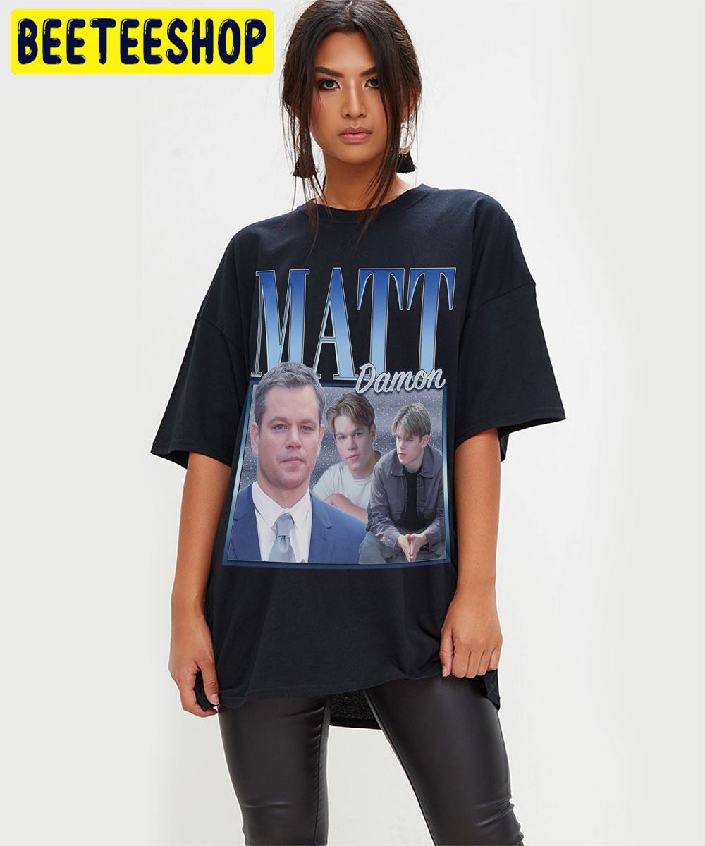 Art Matt Damon Retro Vintage Art Unisex T-Shirt Art Matt Damon Retro Vintage Art Unisex T-Shirt