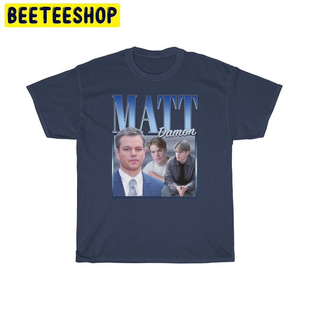 Art Matt Damon Retro Vintage Art Unisex T-Shirt Art Matt Damon Retro Vintage Art Unisex T-Shirt