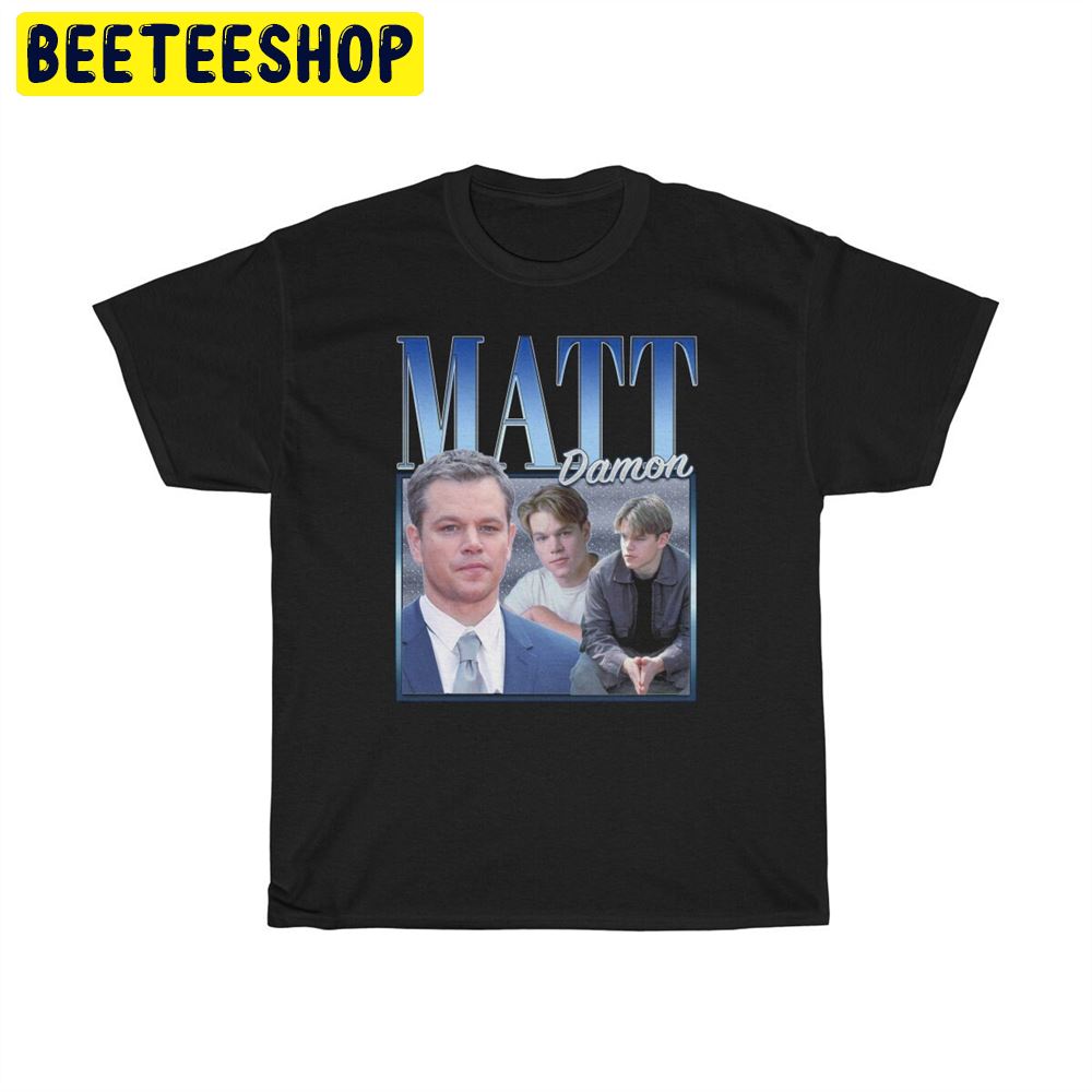 Art Matt Damon Retro Vintage Art Unisex T-Shirt Art Matt Damon Retro Vintage Art Unisex T-Shirt