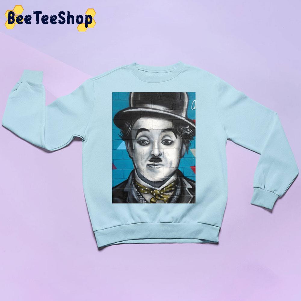 Art Print Charlie Chaplin Unisex Sweatshirt Art Print Charlie Chaplin Unisex Sweatshirt