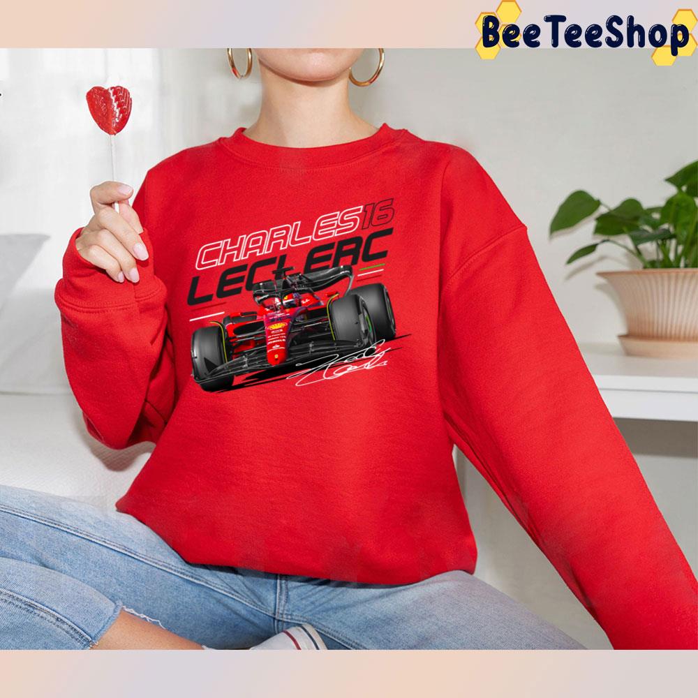 Art Signature Charles Leclerc Scuderia Ferrari 2022 Unisex T-Shirt Art Signature Charles Leclerc Scuderia Ferrari 2022 Unisex T-Shirt