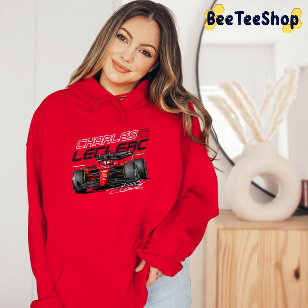 Art Signature Charles Leclerc Scuderia Ferrari 2022 Unisex T-Shirt Art Signature Charles Leclerc Scuderia Ferrari 2022 Unisex T-Shirt