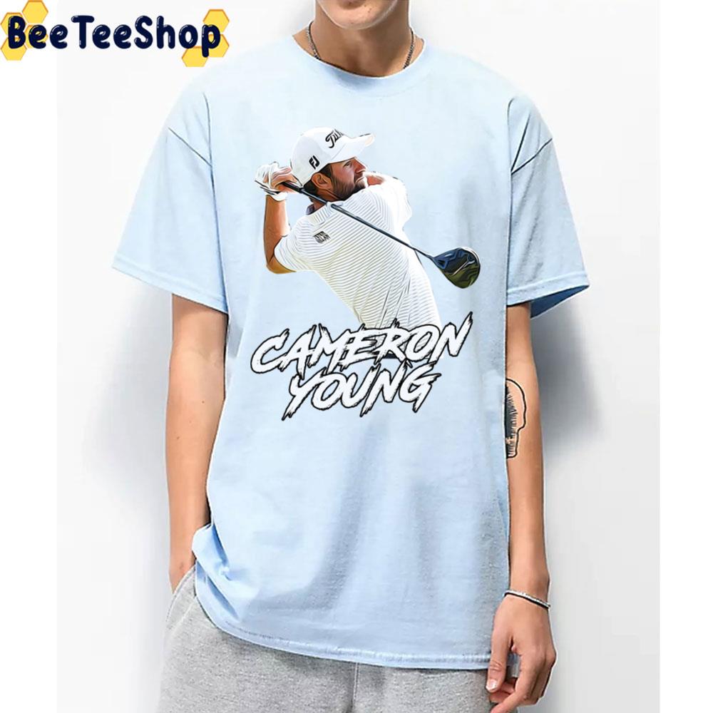 Artwork Cameron Young Golfer Unisex T-Shirt Artwork Cameron Young Golfer Unisex T-Shirt